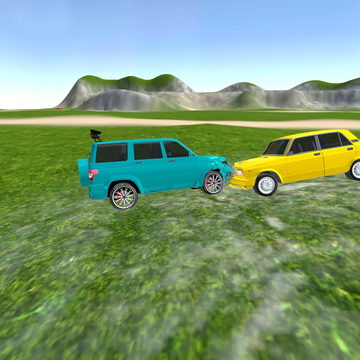 Российское Дерби: Столкновение — окунись в атмосферу зрелищных автогонок на специальном полигоне с элементами разрушения. В игре 5 русских автомобилей и танк!!!