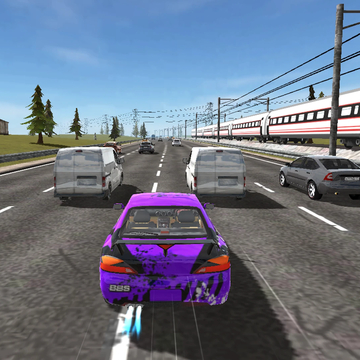 В этой игре вы сможете ощутить себя крутым водителем мастерски перестраиваясь между трафиком на огромной скорости.