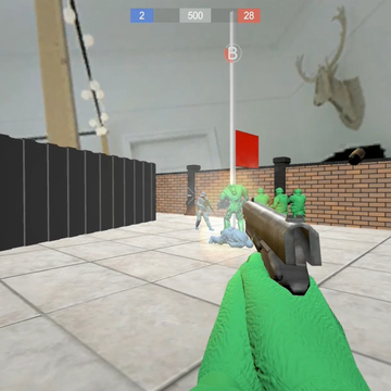 Захотел почувствовать себя генералом сидя на кресле за компьютерным столом, тогда тебе в эту стрелялку про войну игрушечных солдатиков из детства, в браузере.