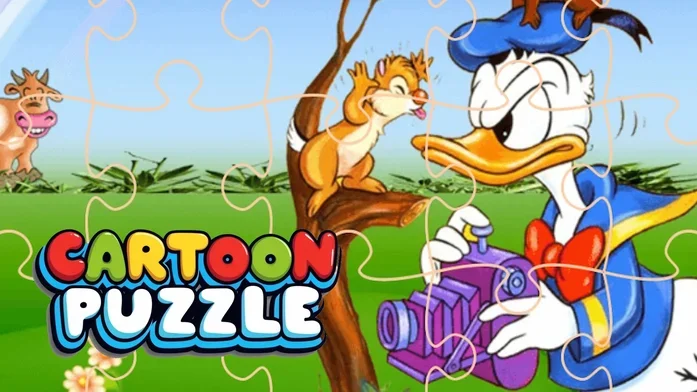 Пазл из мультфильмов на Пикабу Игры