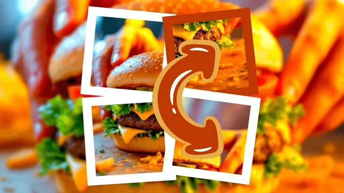 Микс пазл: Быстрое питание на Пикабу Игры