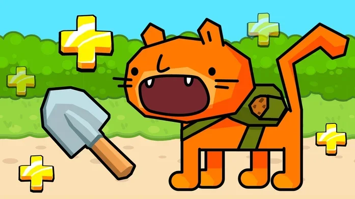 Кот-археолог на Пикабу Игры