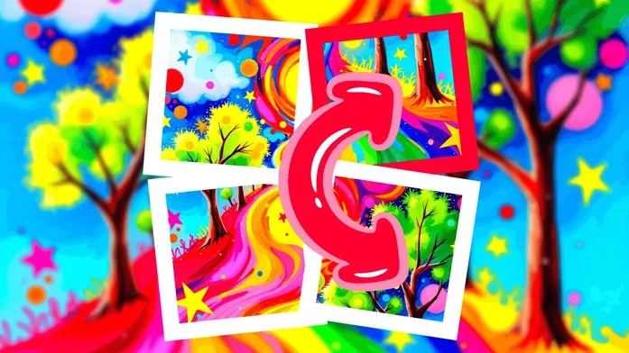 Микс пазл: Детские рисунки на Пикабу Игры