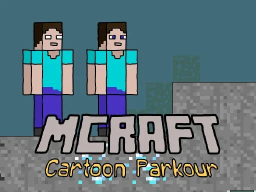 Mcraft Мультяшный Паркур на Пикабу Игры