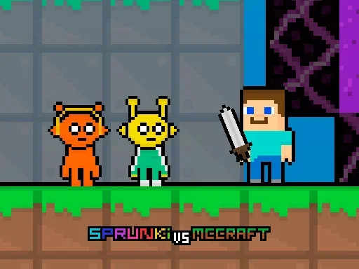 Sprunki против MCCraft на Пикабу Игры