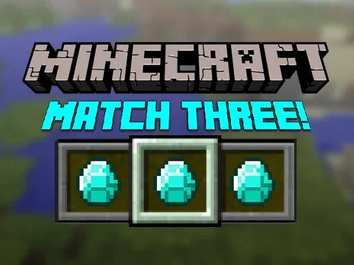 Minecraft: три в ряд на Пикабу Игры