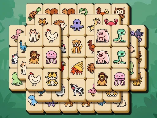 Пасьянс «Криттер Маджонг» на Пикабу Игры