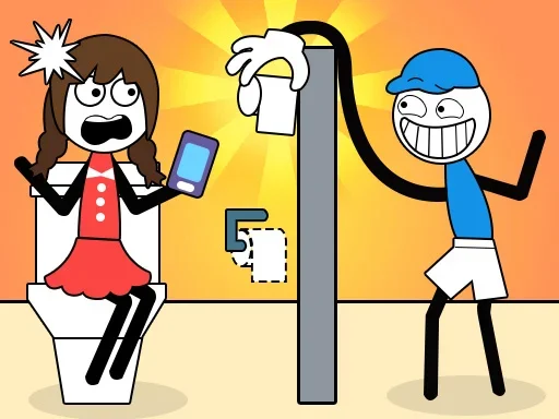 Головоломка с палкой вора: побег человека на Пикабу Игры