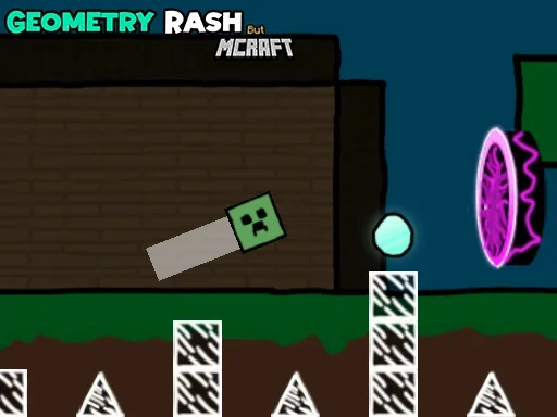 Geometry Rash But MCraft на Пикабу Игры