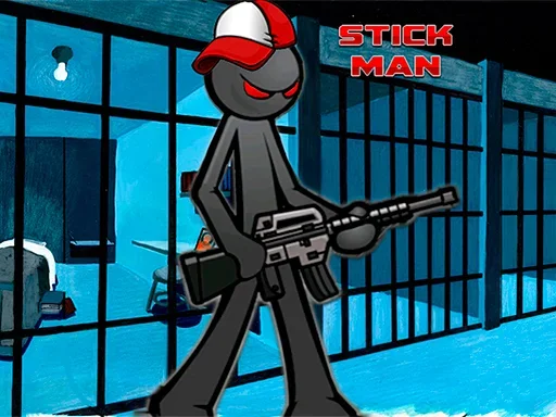 Миссия по побегу из тюрьмы Stickman Adventure Prison на Пикабу Игры