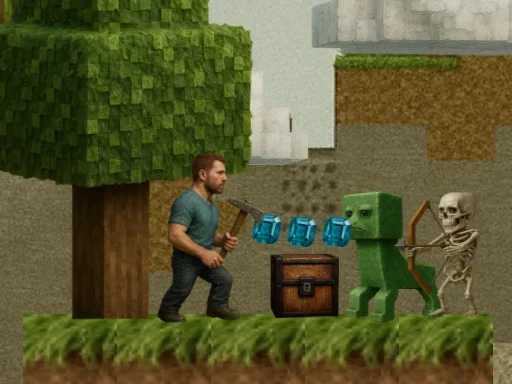 Ультрареалистичный BlockCraft на Пикабу Игры