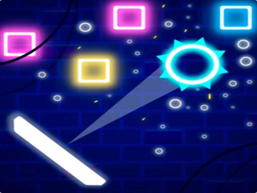 Brick Breaker Neon на Пикабу Игры