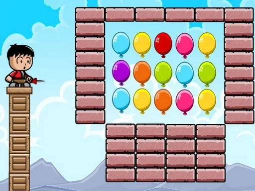 Игра с воздушными шарами на Пикабу Игры