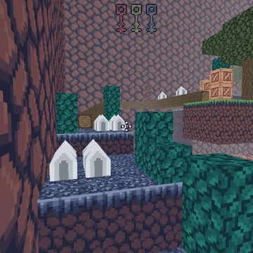 Пройди сложный паркур с Нубиком. 25 уровней в адской башне.