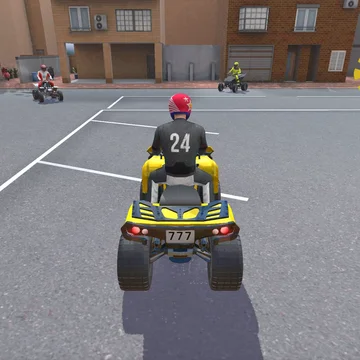 Квадрик в 2 раза лучше байка
Добро пожаловать на шоу каскадеров. Здесь вы можете оседлать различные модели квадроциклов и исполнять самые невероятные трюки.