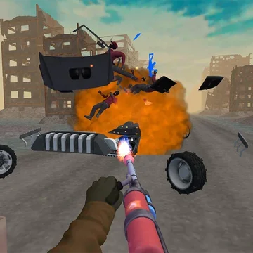 Стреляйте в преследующих вас врагов!
Оторвитесь от погони, ваш верный АК47 в этом поможет!
Огромный выбор оружия
Миниган, Арбалет, Стационарная пушка, Пулемет
Уничтожайте мотоциклы, квадроциклы, гоночные автомобили, вертолеты
Реалистичное оружие и машины