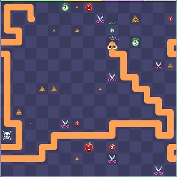 Знакомьтесь, любимая всеми онлайн-игра «Змейка» в новом интересном формате! Красочный геймплей не оставит никого равнодушным. 2D-аркада понравится и взрослым, и детям от 6 лет.