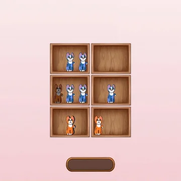 «Соединяй Котов Переложи Полки» — увлекательная игра-головоломка для детей и взрослых. Правила просты — разложите милых котиков по нужным полкам. Звучит легко? Тогда принимайте вызов и докажите, что вы самый внимательный игрок. Волшебная атмосфера, яркая графика, большое количество уровней и милые кошачьи мордашки — приятные бонусы. Играйте бесплатно в лучшие онлайн-головоломки прямо в десктопном браузере!