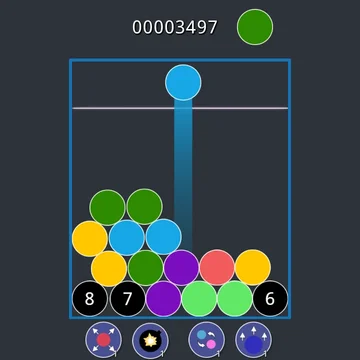 Цель игры - собирать комбинации из трех и более кругляшей, плотно прижатых друг к другу.
