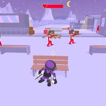 Стелс экшен про спецагента! Шутер от 3го лица про секретные миссии. Перестрелки со стикменами. Физические разрушения! Битвы с опасными Боссами. Танки, Вертолеты, Мутанты! Дорожные погони с разрушаемыми автомобилями и многое другое! Нападай из укрытия!