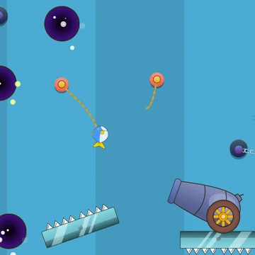 Очаровательный котик просит его покормить. Помогите ему! Все, что вам потребуется — разрезать веревку и достать рыбку. Но не так все просто. С каждым уровнем сложность возрастает, а препятствия становятся все изощреннее. Играйте бесплатно без регистрации в режиме онлайн. Решите головоломку, чтобы накормить милого питомца прямо сейчас! 