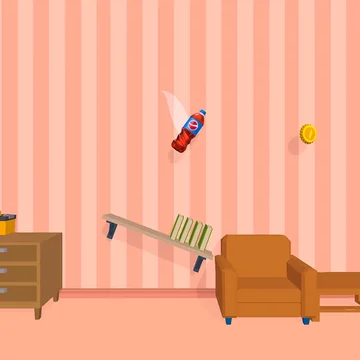 Всеми любимая игра "Прыгающая Бутылочка 3D" теперь доступна  бесплатно в хорошем качестве на телефоне и компьютере! Станьте мастером по подкидыванию бутылки, пройдя все препятствия в комнате. Получите массу удовольствия прямо сейчас!