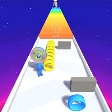 Layer Master is an insanely addictive runner game that guarantees players a fun and exciting experience. This game is all about stickman that rushes along the track to collect as many hoops as possible in order to defeat the boss!