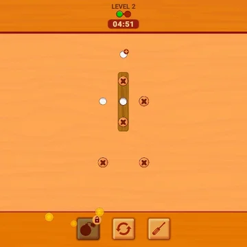 Болты и гайки - это головоломка, в которой вам нужно откручивать болты с досок! Ваша задача - выбрать правильный болт для откручивания, чтобы вы могли открутить все доски! Соревнуйтесь с друзьями и коллегами!