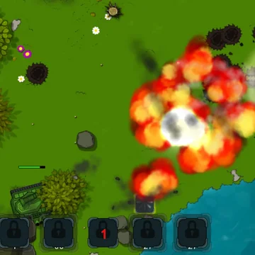 Вы готовы принять участие в эпичном сражении? Наслаждайтесь танковым боем и эффектными взрывами с видом сверху абсолютно бесплатно. Цель игры — одержать победу и прокачать свой танк с помощью заработанных звезд. Танки онлайн уже ждут вас на поле боя!