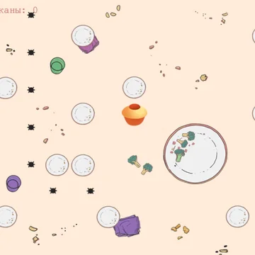 Игра в жанре защита башни, но вместо башни - Пироженка.