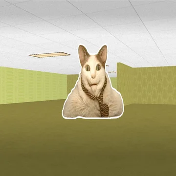 Бу! Испугался? Не бойся, не беги от меня! Давай смотреть друг другу в глаза? Куда ты бежишь, стой!