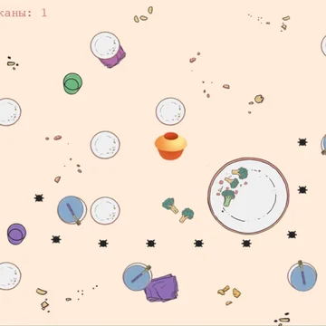 Игра в жанре защита башни, но вместо башни - Пироженка.