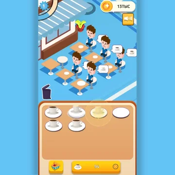 Почувствуй себя настоящим бариста, делая кофе для клиентов!