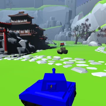 Танки онлайн: Батл рояль - Это многопользовательский динамичный стратегический PVP-шутер, в котором вы управляете танком, сочетающим в себе элементы симулятора выживания с режимом Королевской битвы.