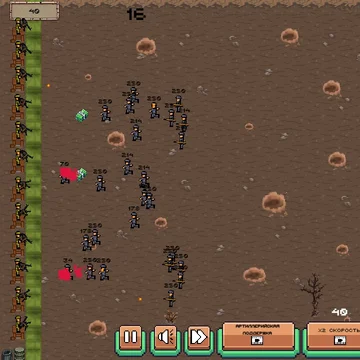 WW2 Frontline Defense - бесплатная браузерная стратегия про оборону в стиле Второй мировой. Улучшай башню, отбивай волны врагов, используй артиллерию и x2 бонусы. Игра без регистрации и скачивания - заходи и сражайся!