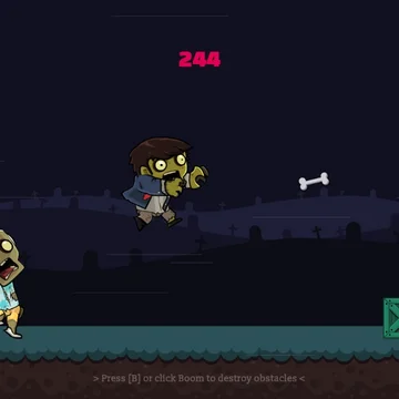 Быстрый раннер на выживание: собирайте кости, избегайте ловушек и опережайте то, что вас преследует. Простое управление, мгновенные рефлексы и одна цель: не сбавлять скорость.