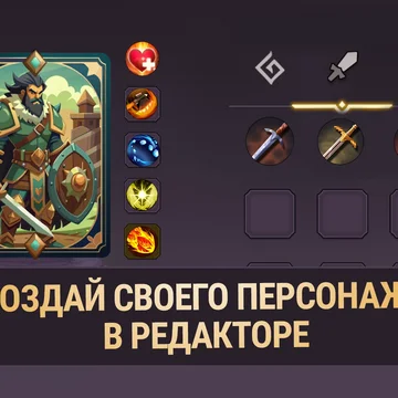 Стань непобедимым! Выбирай навыки, создавай свой билд в карточной игре!