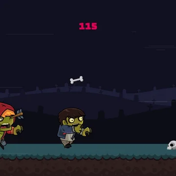 Быстрый раннер на выживание: собирайте кости, избегайте ловушек и опережайте то, что вас преследует. Простое управление, мгновенные рефлексы и одна цель: не сбавлять скорость.