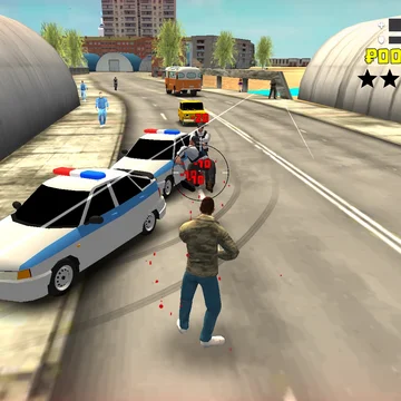 Крутые тачки, перестрелки и безграничные возможности!
Погрузись в мир экшена и мир криминальных разборок, безумных погонь и крутых перестрелок. Начни играть!