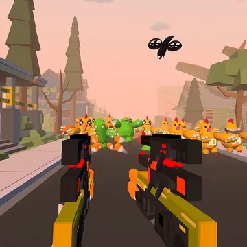 Создавай безумное оружие из множества стволов и отбивайся от волн милых, но беспощадных зомби-обормотов! Прокачивай и комбинируй детали, чтобы выжить