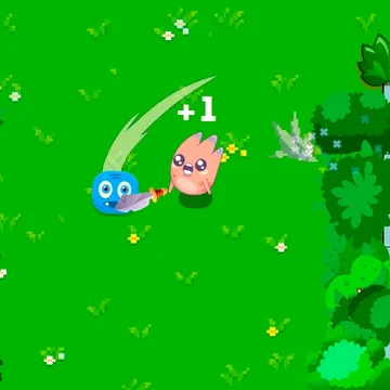 Побеждай монстров и боссов, улучшай героя, открывай новые скины и создавай уникальный стиль в красочной игре!