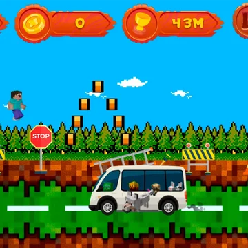 Преодолевай препятствия на оживленной дороге, перепрыгивая через них. Твоя задача — пробежать как можно дальше. Собирай монетки и вкусняшки и набирай очки для того, чтобы стать лучшим.