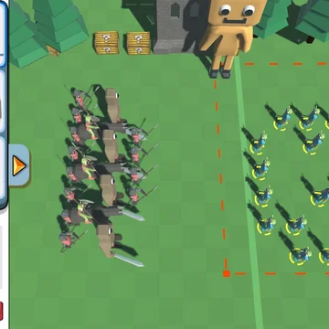 Веселые битвы с физикой. 
Сражайся против других игроков.