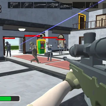 Шутер от первого лица, где вам предстоит примерить на себе роль грабителя банка.
Дело не из легких, но у вас в распоряжении целая команда профессионалов.
За дело!