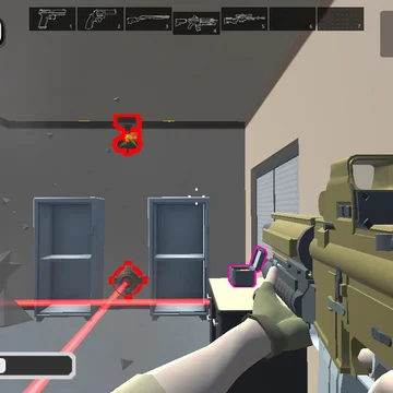 Шутер от первого лица, где вам предстоит примерить на себе роль грабителя банка.
Дело не из легких, но у вас в распоряжении целая команда профессионалов.
За дело!