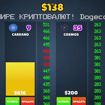 Погрузись в захватывающий мир криптовалют!
Начни с DOGE и SHIB, пройди путь до Bitcoin и Ethereum.
Крути колесо фортуны и прокачивай свои навыки трейдера!
