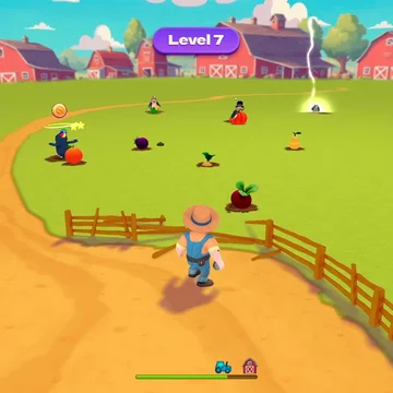 Защищай свой огород от кротов в течение определенного времени. Чем больше вредителей вам удастся нейтрализовать и чем больше урожая вы спасете, тем больше монет вы получите.