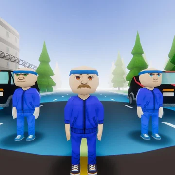 Стань бойцом банды красных или синих! Захватывай объекты, сражайся за территорию, побеждай врагов, прокачивай персонажа. Мультиплеерный шутер в стиле ГТА.