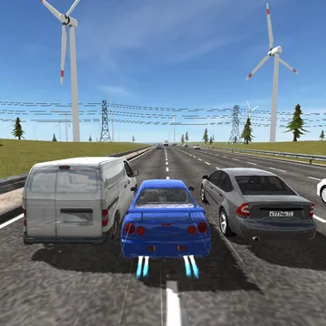 В этой игре вы сможете ощутить себя крутым водителем мастерски перестраиваясь между трафиком на огромной скорости.