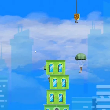 Игра, где нужно ставить, сбрасывать блоки вниз и строить ровный дом, чтобы он не падал. Геймплей игры похож на старую увлекательную игру с кнопочных мобильных телефонов City Bloxx